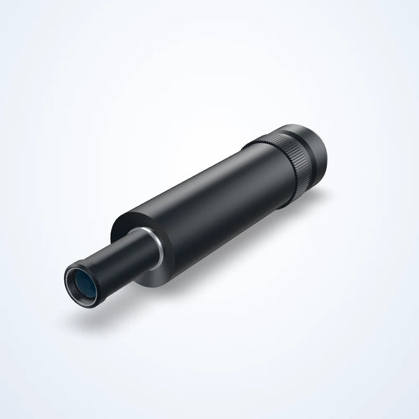 2x telecentric lens, WD 250 mm, coaxial port