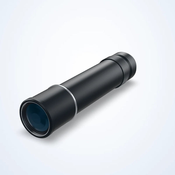 0.5x telecentric lens, 2/3", with coaxial light, variable iris