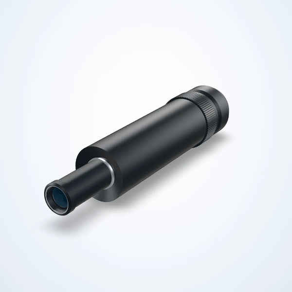 2x telecentric lens, 2/3", 133.5 mm long, with coaxial light