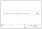LS-TCL-2233 dimensions (mm)