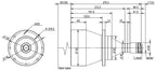 LS-TCL-2450 dimensions (mm)