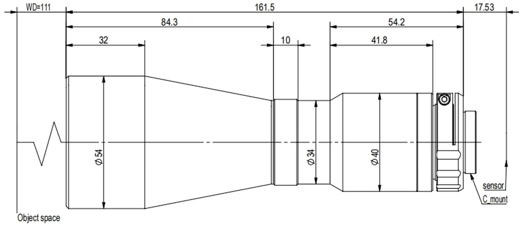 LS-TCL-2483 dimensions (mm)