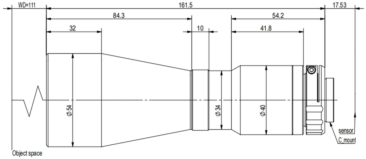 LS-TCL-2483 dimensions (mm)