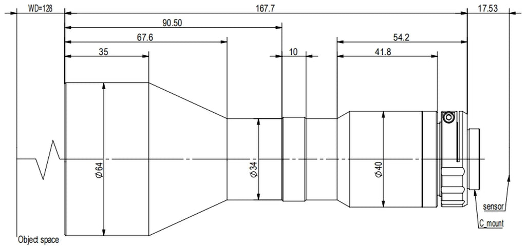 LS-TCL-2485 dimensions (mm)