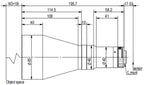 LS-TCL-2487 dimensions (mm)