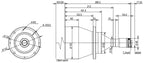 LS-TCL-2491 dimensions (mm)