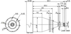 LS-TCL-2493 dimensions (mm)