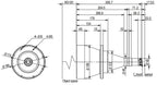 LS-TCL-2494 dimensions (mm)