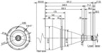 LS-TCL-2495 dimensions (mm)