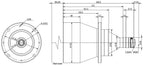 LS-TCL-2530 dimensions (mm)