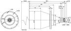 LS-TCL-2532 dimensions (mm)