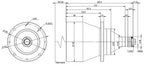 LS-TCL-2602 dimensions (mm)