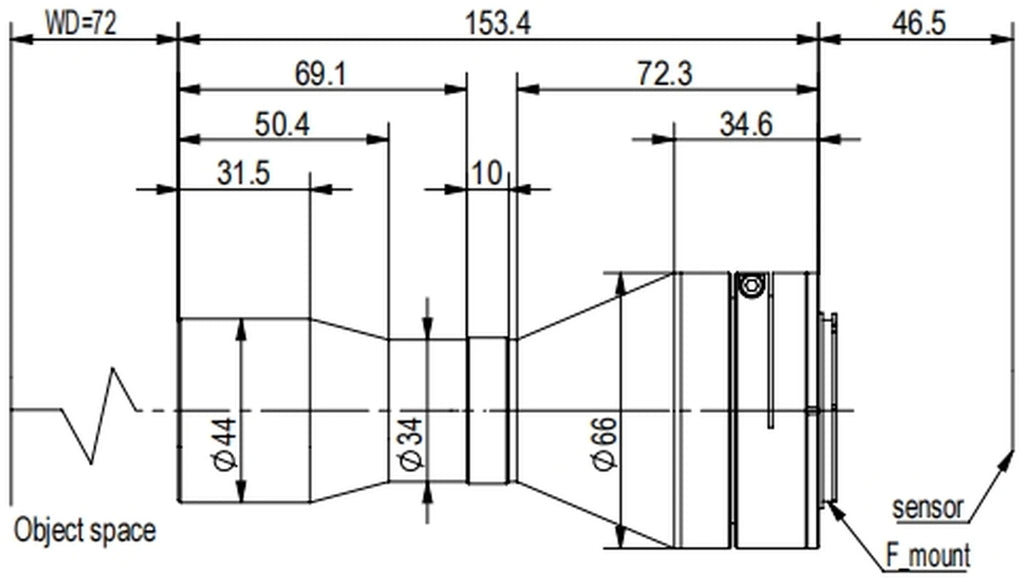 LS-TCL-2645 dimensions (mm)