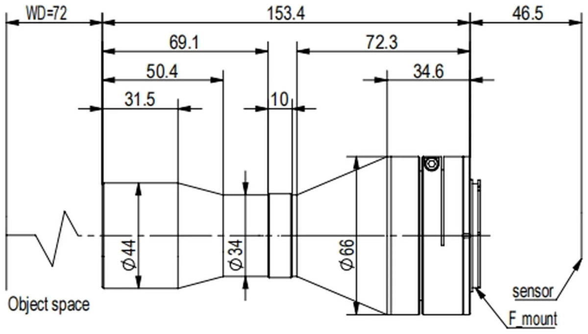 LS-TCL-2645 dimensions (mm)
