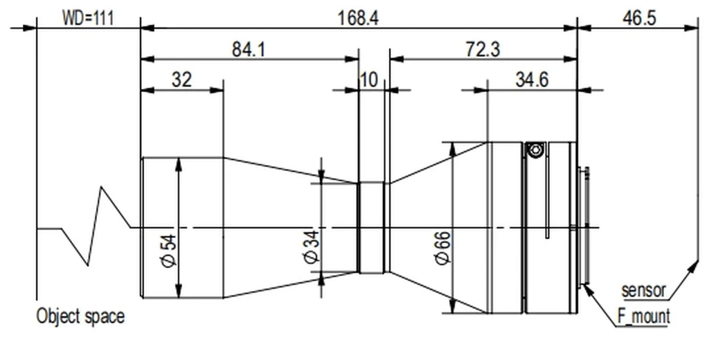 LS-TCL-2646 dimensions (mm)