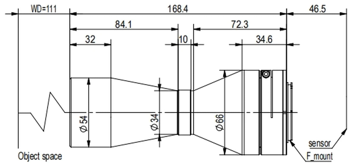 LS-TCL-2646 dimensions (mm)