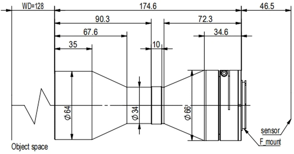 LS-TCL-2648 dimensions (mm)