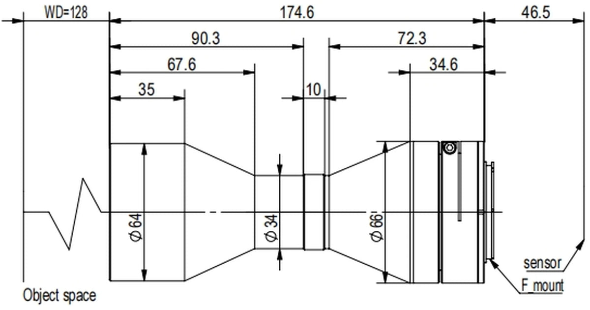 LS-TCL-2648 dimensions (mm)