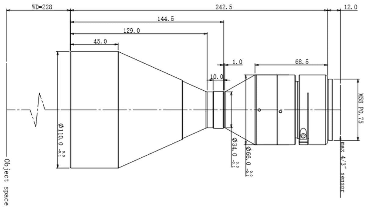 LS-TCL-2755 dimensions (mm)