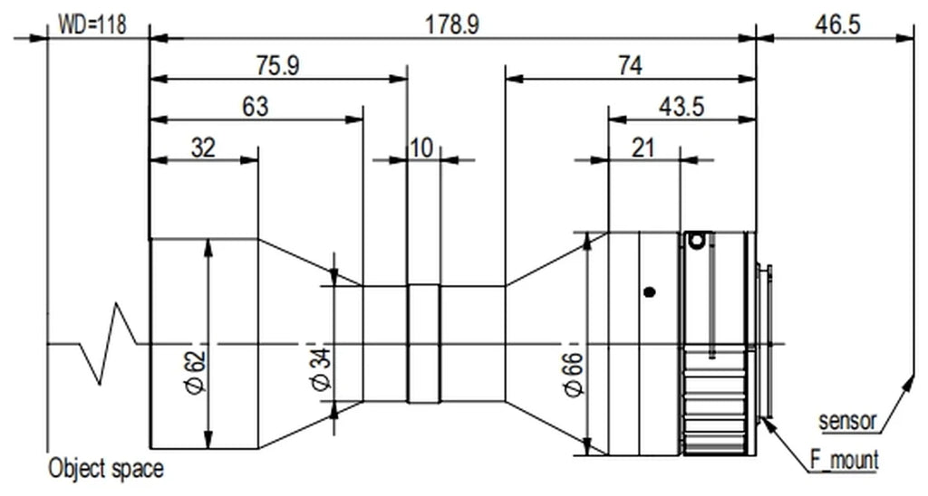 LS-TCL-2772 dimensions (mm)