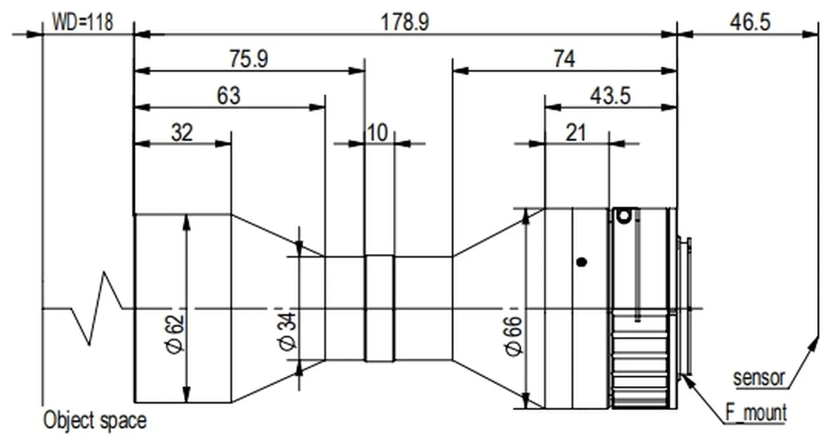 LS-TCL-2772 dimensions (mm)