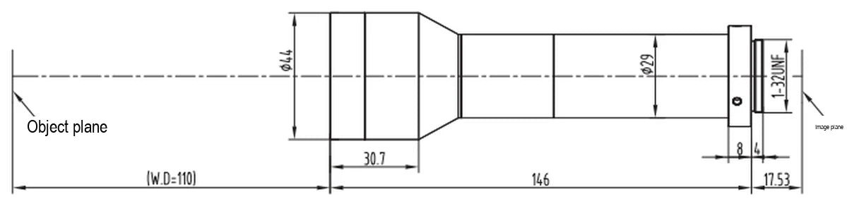 LS-TCL-2831 dimensions (mm)