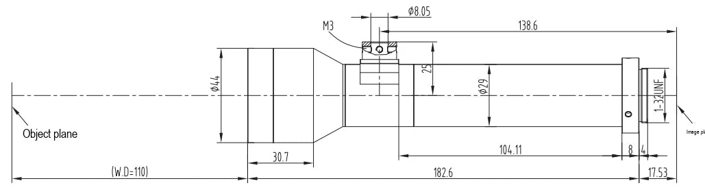 LS-TCL-2834 dimensions (mm)