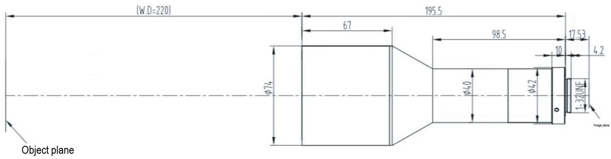 LS-TCL-2837 dimensions (mm)