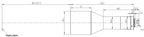 LS-TCL-2838 dimensions (mm)