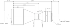 LS-TCL-2651 dimensions (mm)