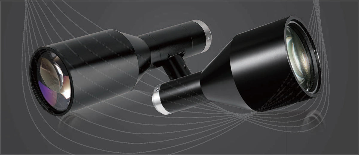 Telecentric lens for AOI inspection, WD 110-220 mm