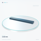 LS-BAR-1050 — Bar lights, 3D view 1. CAD-based illustration; finish is representative.