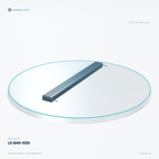 LS-BAR-1053 — Bar lights, 3D view 2. CAD-based illustration; finish is representative.