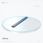 LS-BAR-1055 — Bar lights, 3D view 2. CAD-based illustration; finish is representative.