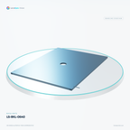 LS-BKL-0640 — Backlights, 3D view 2. CAD-based illustration; finish is representative.
