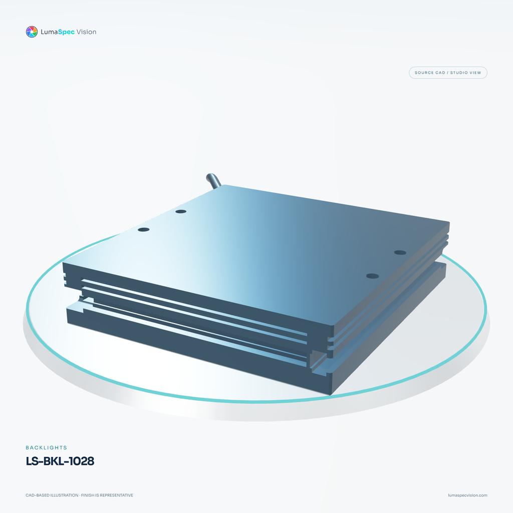 LS-BKL-1028 — Backlights, 3D view 2. CAD-based illustration; finish is representative.