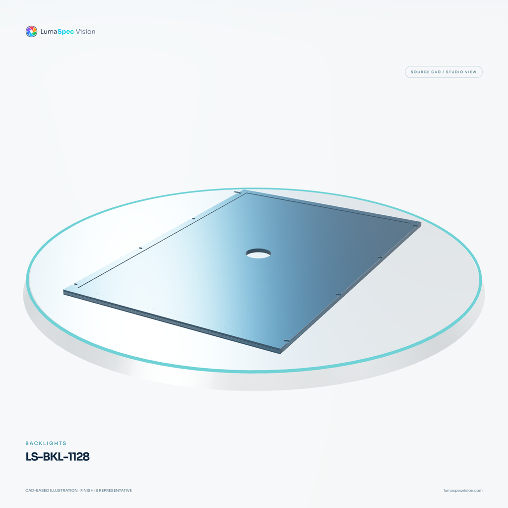 LS-BKL-1128 — Backlights, 3D view 2. CAD-based illustration; finish is representative.