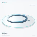 LS-RNG-0273 — Ring lights, 3D view 2. CAD-based illustration; finish is representative.