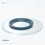 LS-RNG-0275 — Ring lights, 3D view 3. CAD-based illustration; finish is representative.