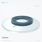 LS-RNG-0276 — Ring lights, 3D view 1. CAD-based illustration; finish is representative.