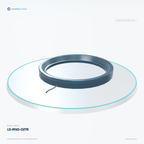 LS-RNG-0278 — Ring lights, 3D view 1. CAD-based illustration; finish is representative.