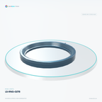 LS-RNG-0278 — Ring lights, 3D view 3. CAD-based illustration; finish is representative.