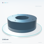 LS-RNG-0571 — Ring lights, 3D view 3. CAD-based illustration; finish is representative.