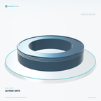 LS-RNG-0573 — Ring lights, 3D view 2. CAD-based illustration; finish is representative.