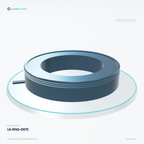 LS-RNG-0573 — Ring lights, 3D view 3. CAD-based illustration; finish is representative.