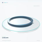 LS-RNG-0576 — Ring lights, 3D view 3. CAD-based illustration; finish is representative.