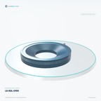 LS-SDL-0190 — Shadowless lights, 3D view 3. CAD-based illustration; finish is representative.
