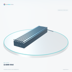 LS-BAR-1043 — Bar lights, 3D view 2. CAD-based illustration; finish is representative.