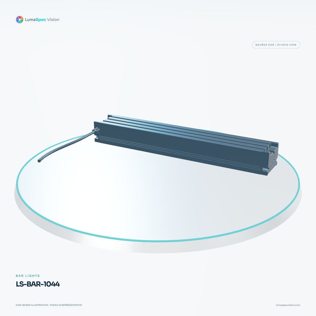 LS-BAR-1044 — Bar lights, 3D view 1. CAD-based illustration; finish is representative.