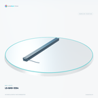 LS-BAR-1054 — Bar lights, 3D view 2. CAD-based illustration; finish is representative.